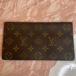 Louis Vuitton Monogram Long Flap Wallet